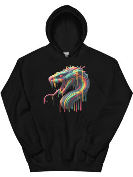 Colorful Snake Unisex Hoodie